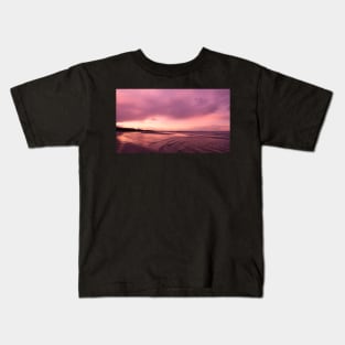 Sunset over Harkess Rocks Kids T-Shirt